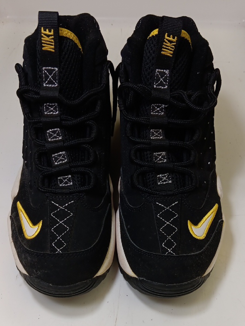 Nike Air Griffey Max 2 Kids Black and Yellow High-Top Sneakers